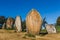 Almendres megalithic enclosure in the Iberian Peninsula