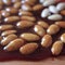 Almond brittle closeup