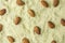 Almond flour, Almond nuts ground, close-up