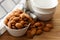 Almond nut organic healthy snack vegan vegetarian