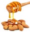 Almond nuts and honey