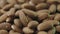 Almond Nuts.Vegetarian food rich in minerals and vitamins. Selective focus