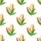 Almond vector seamless pattern background. Clusters of golden oval nuts with leaves on white grid backdrop. Kernel seed