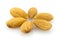 Almonds, isolated macro