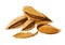 Almonds shell with clipping path