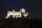 Almourol castle night view