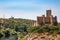 Almourol\\\'s Castle (Castelo de Almorol) Praia do Ribatejo, Portugal.