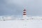 Alnes lighthouse at Godoya Island near Alesund.
