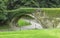 Alnwick Castle arch bridge - in the English county of Northumberland