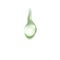 Aloe vera gel droplet, green transparent drop of cosmetic liquid. 3d realistic skincare cream smear or smudge.