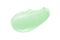 Aloe vera gel texture with bubbles. Green clear cosmetic product swatch