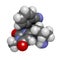 Alogliptin diabetes drug molecule. Belongs to dipeptidyl peptidase 4 (DPP-4) or gliptin class of antidiabetic medicines