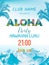 Aloha, Hawaiian Party Template Invitation.