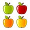 Alone,apple background bright color dessert diet