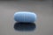 Alone blue oval tablet