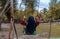 Alone hijaber women Photography. Woman in nature