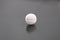 Alone white round tablet