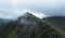 Along the Five Sisters Ridge in the Clouds