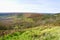 Along the rim of the Hole of Horcum in the Yorkshire Moors