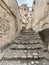 Along the street at the Sassi of Matera, Matera, Italy