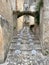 Along the street at the Sassi of Matera, Matera, Italy