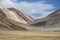 Along way to Pangong Lake view of Spectacular Mountain Scenery Himalaya Range Background.