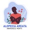 Alopecia Awareness Month poster