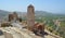 Alora castle and surrounding countryside.