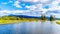 The Alouette River seen from the at the Pitt Polder near Maple Ridge in British Columbia