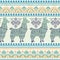 Alpaca Llama animal seamless pattern