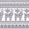 Alpaca Llama animal seamless pattern