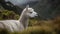 Alpaca\\\'s Tranquil Grazing in the Andean Highlands