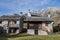 The Alpe Devero, little village in the mountains with stone houses