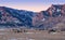 Alpenglow on Foothills of the Colorado Rockies