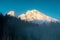 Alpenglow on Watzmann mountain