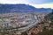 Alpes and cityscape of Grenoble