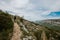 Alpes Maritimes landscape, biking from the village of Courmes, summer time mountain view