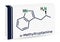 alpha-Methyltryptamine, Î±MT, AMT, molecule. It is psychedelic, stimulant, antidepressant and entactogen drug.