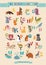 Alphabet & Animal Vector Set