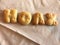 Alphabet biscuit to Hoax word