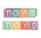 Alphabet blocks baby toy