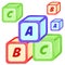 Alphabet Blocks for learning
