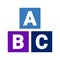 Alphabet, capitals, English, ABC icon. Editable vector graphics
