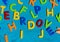 Alphabet children colorful toy letters