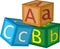 Alphabet cubes