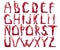 The Alphabet formed by humans.