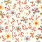 Alphabet funny seamless pattern