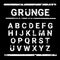 Alphabet Grunge Letters Collection Text Lettering Set