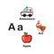 Alphabet Letter A-ambulance,ant,apple
