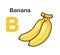 Alphabet Letter B-Banana